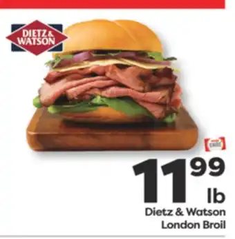 Weis Markets Dietz & Watson London Broil offer