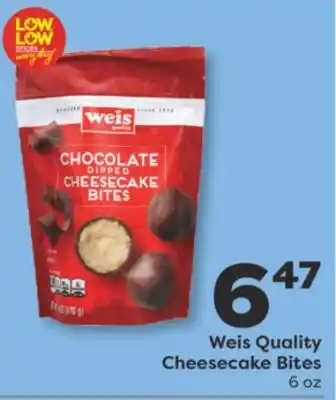 Weis Markets Weis Quality Cheesecake Bites offer