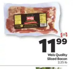 Weis Markets Weis Quality Sliced Bacon offer