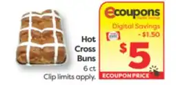 Weis Markets Hot Cross Buns offer