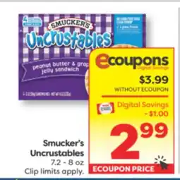 Weis Markets Smucker's Uncrustables offer