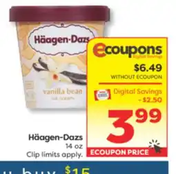 Weis Markets Häagen-Dazs offer