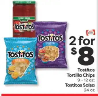 Weis Markets Tostitos Tortilla Chips 9-12 oz Tostitos Salsa 24 oz offer