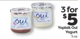 Weis Markets Yoplait Oui Yogurt offer