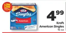 Weis Markets Kraft American Singles offer