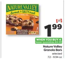 Weis Markets Nature Valley Granola Bars offer