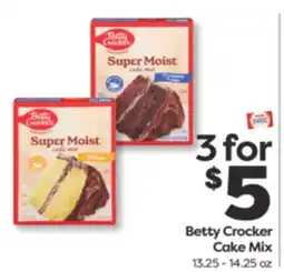 Weis Markets Betty Crocker Cake Mix offer