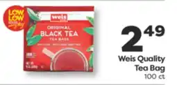 Weis Markets Weis Quality Tea Bag offer