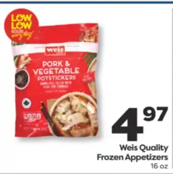 Weis Markets Weis Quality Frozen Appetizers offer