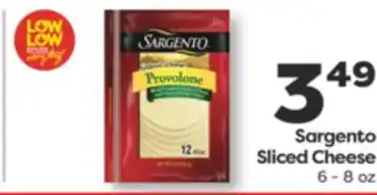 Weis Markets Sargento Sliced Cheese offer