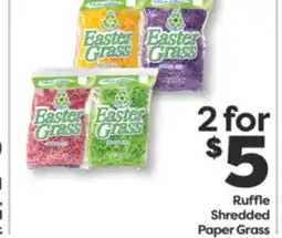 Weis Markets Ruffle Shredded Paper Grass offer