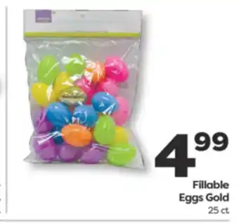 Weis Markets Fillable Eggs Gold offer