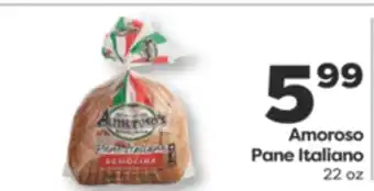 Weis Markets Amoroso Pane Italiano offer