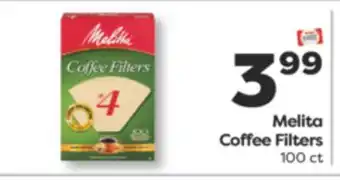 Weis Markets Melita Coffee Filters offer