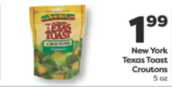 Weis Markets New York Texas Toast Croutons offer