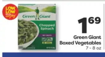 Weis Markets Green Giant Boxed Vegetables offer