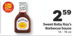 Weis Markets Sweet Baby Ray's Barbecue Sauce offer