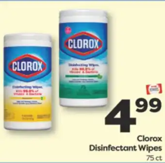 Weis Markets Clorox Disinfectant Wipes offer