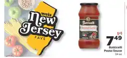 Weis Markets Botticelli Pasta Sauce offer