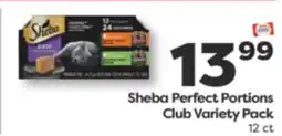 Weis Markets Sheba Perfect Portions Club Variety Pack offer