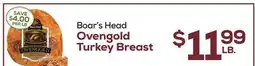 DeCicco & Sons Boar's Head Ovengold Turkey Breast offer