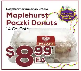 DeCicco & Sons Maplehurst Paczki Donuts offer