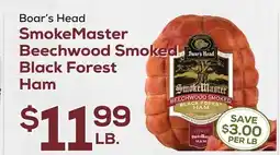 DeCicco & Sons Boar's Head SmokeMaster Beechwood Smoked Black Forest Ham offer