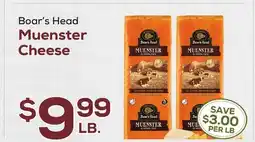 DeCicco & Sons Boar's Head Muenster Cheese offer