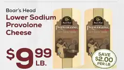 DeCicco & Sons Boar's Head Lower Sodium Provolone Cheese offer