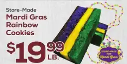 DeCicco & Sons Mardi Gras Rainbow Cookies offer