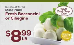 DeCicco & Sons Fresh Bocconcini or Ciliegine offer