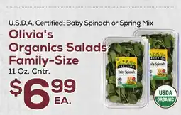 DeCicco & Sons Olivia's Organics Salads Family-Size offer