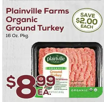 DeCicco & Sons Plainville Farms Organic Ground Turkey offer