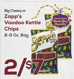 DeCicco & Sons Big Cheezy or Zapp's Voodoo Kettle Chips offer