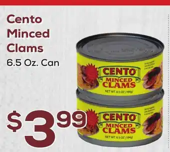 DeCicco & Sons Cento Minced Clams offer