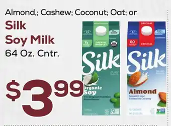 DeCicco & Sons Silk Soy Milk offer