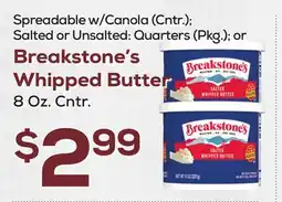 DeCicco & Sons Breakstone's Whipped Butter, 8 Oz. Cntr offer