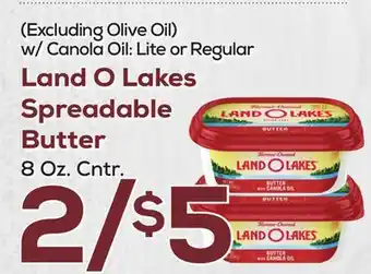 DeCicco & Sons Land O Lakes Spreadable Butter offer