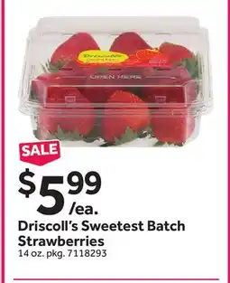 Stop&Shop Driscoll's Sweetest Batch Strawberries offer