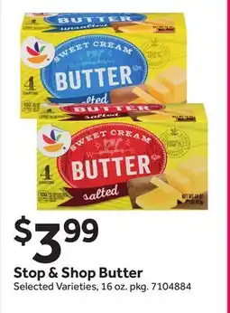 Stop&Shop Stop & Shop Butter offer