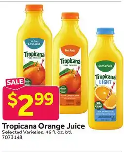 Stop&Shop Tropicana Orange Juice offer