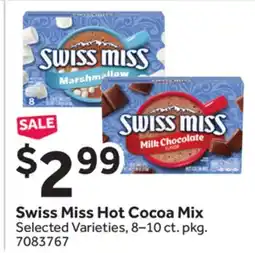 Stop&Shop Swiss Miss Hot Cocoa Mix offer