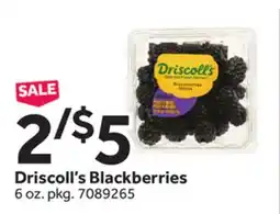 Stop&Shop Driscoll's Blackberries offer