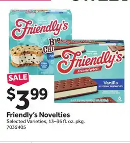 Stop&Shop Friendly's Novelties offer