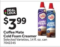 Stop&Shop Coffee Mate Cold Foam Creamer offer