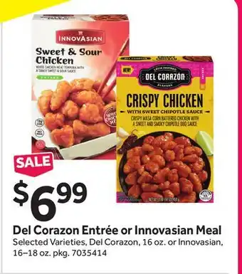 Stop&Shop Del Corazon Entrée or Innovasian Meal offer