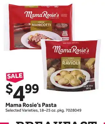 Stop&Shop Mama Rosie's Pasta offer