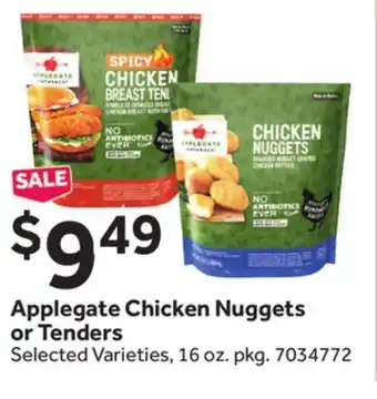 Stop&Shop Applegate Chicken Nuggets or Tenders offer