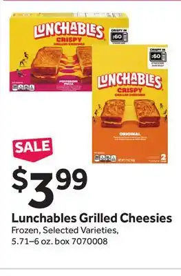 Stop&Shop Lunchables Grilled Cheesies offer