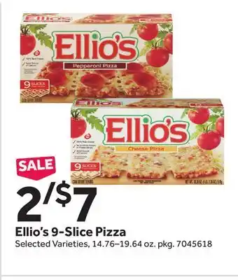 Stop&Shop Ellio's 9-Slice Pizza offer